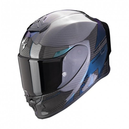 Scorpion EXO R1 Carbon Rally Blk/Blue