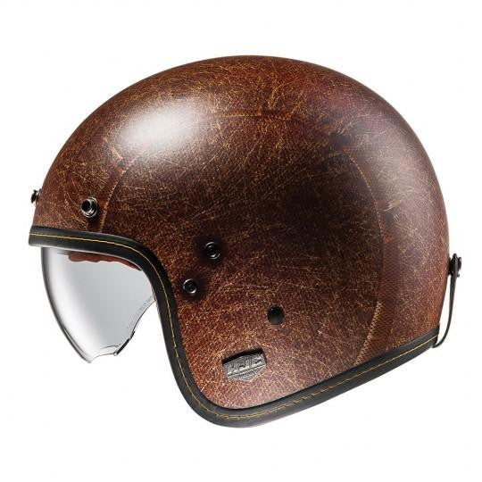 HJC FG-70s Vintage Semi Flat Brown Helmet
