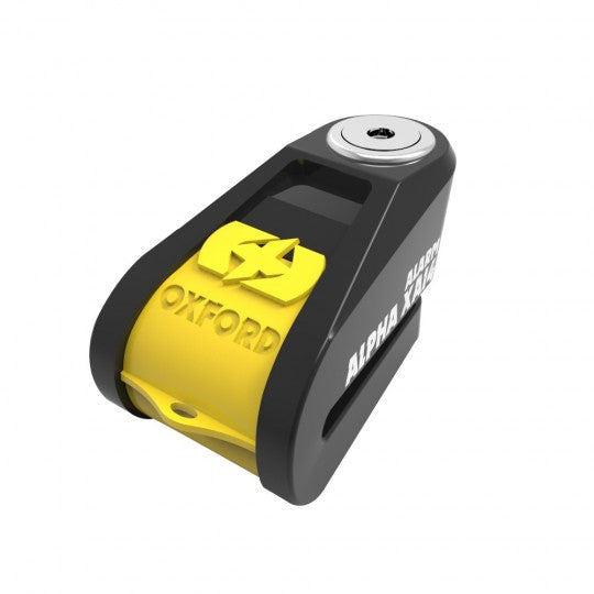 Alpha XA14 Alarm Disc Lock 14mm Black/Yellow