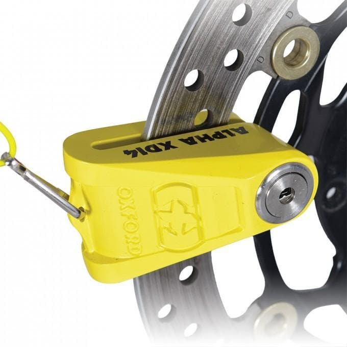 Alpha XD14 Disc Lock 14mm Yellow