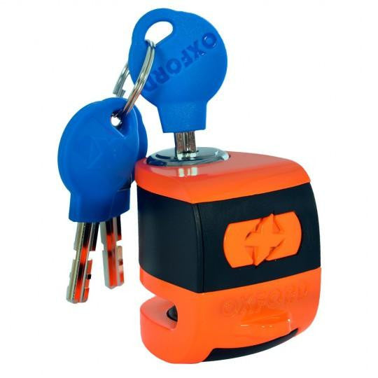 Scoot XA5 Alarm Disc Lock (5.5mm pin) Orange/Black