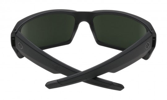 SPY General Black Sunglasses Happy Bronze Polarized Black Mirror Lens